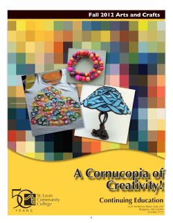 A Cornucopia of Creativity! - Welcome