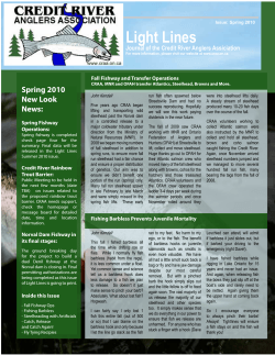Spring 2010 - Credit River Anglers Association (CRAA)