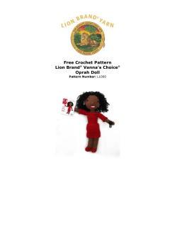 Free Crochet Pattern: Vannas Choice&reg; Oprah Doll - yimg.com
