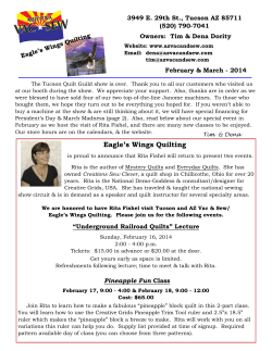 Eagles Wings Quilting - Arizona Vac Sew