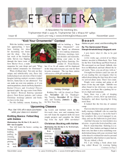 Et Cetera - Knitting Etc.