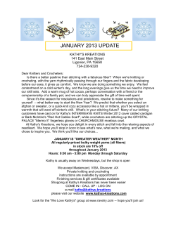 JANUARY 2013 UPDATE - Kathys Kreations