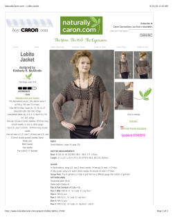 NaturallyCaron.com :: Lobito Jacket