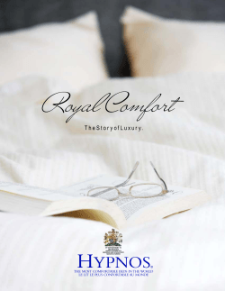 Hypnos the Story of Luxury - Barrymore Furniture Co.