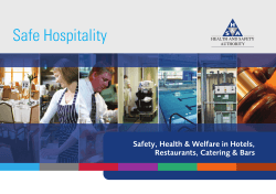 Part 1 of Safe Hospitality - Health and Safety Authority
