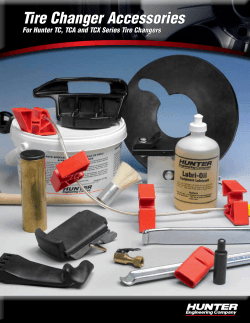 Tire Changer Accessories - Hunter Engineering Company