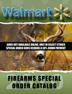 firearms special order catalog - Welcome to walmart images