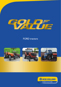 FORD tractors - New Holland