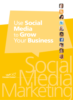 Use Social Media to Grow Your Business - Constant Contact