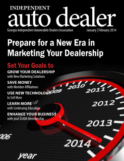 Prepare for a New Era in Marketing Your Dealership - GIADA