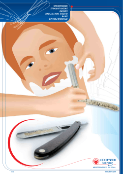 RASIERMESSER STRAIGHT RAZORS RASOIRS - DOVO