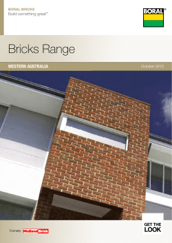 Bricks Range - Boral