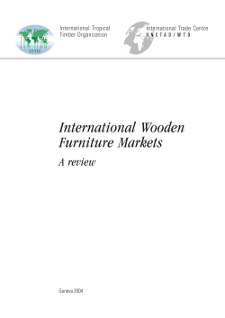 International Wooden Furniture Markets - Food and Agriculture