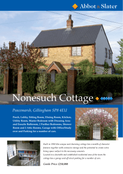 View Our Brochure for this property - Abbot and Slater