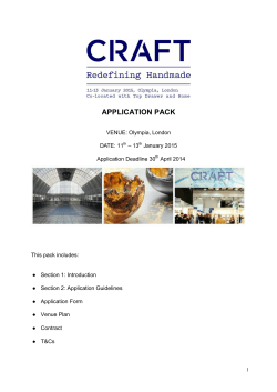 CRAFT 2015 - Application Pack Contact