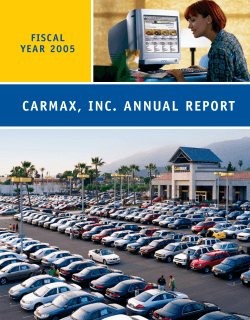 CARMAX, INC. ANNUAL REPORT