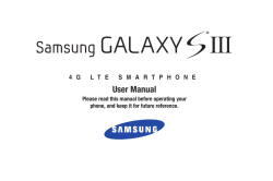 i747 Galaxy S III User Manual - ATT