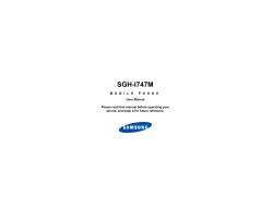 Samsung Galaxy S III User Guide - MTS