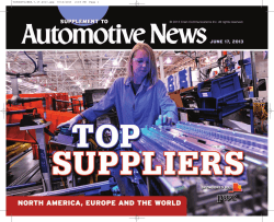 Top 100 global OEM parts suppliers - Automotive News