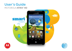 Motorola ATRIX HD ATT User Guide