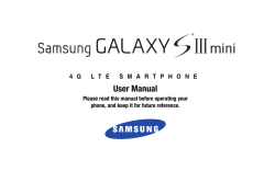 SM-G730A Galaxy S III mini User Manual - ATT