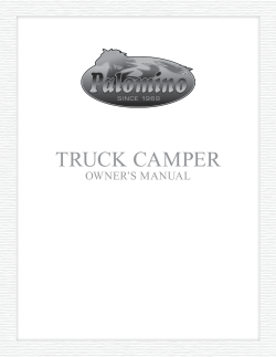TRUCK CAMPER - Palomino RV