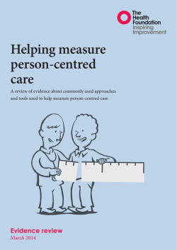 Helping measure person-centred care.pdf - Health Foundation