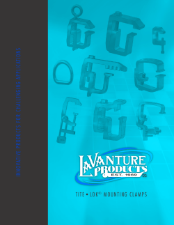 Tite Lok Mounting Clamps - LaVanture Products