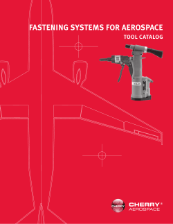 Tooling Catalog - Cherry Aerospace