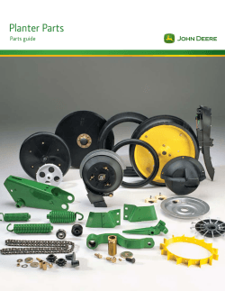 Planter Parts Guide - JDParts - John Deere