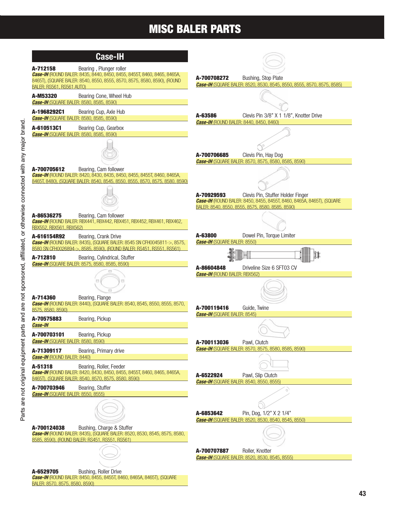 Ford New Holland Baler Idler Pulley 565 846 570 575 580 650 654 658 660 664 668 Farm Implement Parts Business Industrial 32baar Com