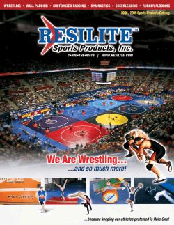 View the RESILITE wrestling mat catalog - TW Promotions, Inc.