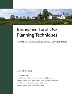 Innovative Land Use Planning Techniques - New Hampshire