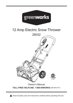 12 Amp Electric Snow Thrower - Snow Blowers Direct
