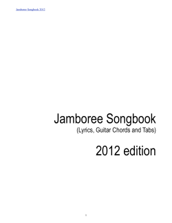 Dont Stop - Jamboree Songbook