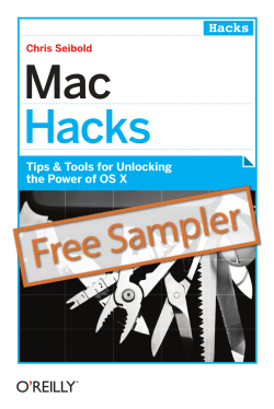 Mac Hacks - Oreillystatic