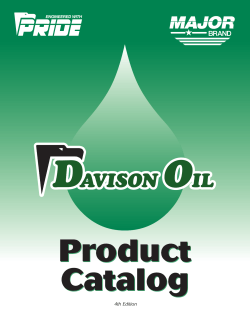 to View Our Catalog - Davison Fuels Oils