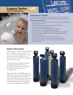 Acid Neutralizers - Lancaster Pumps - Water Treatment