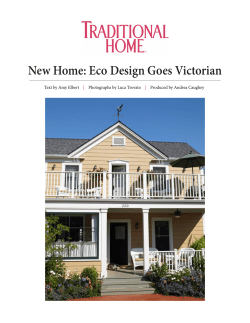 New Home: Eco Design Goes Victorian - Grace Design Associates