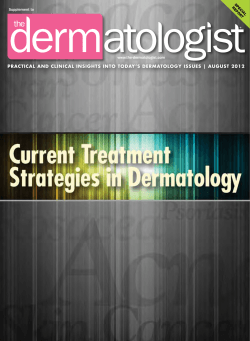 Current Treatment Strategies in Dermatology - The Dermatologist