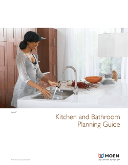 Kitchen and Bathroom Planning Guide - Moen