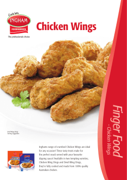 Chicken Wings - Inghams Enterprises