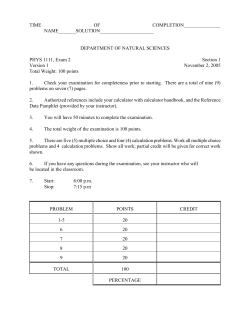 Exam 2 Solutions - Faculty