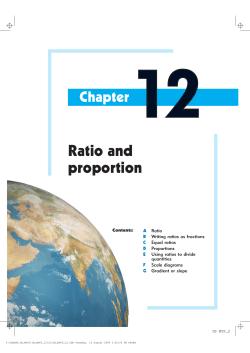 12. Ratio and proportion - Haese Mathematics