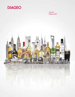 Annual Report 2012 - Diageo