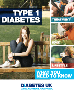 Type 1 diabetes – What you need to know - Diabetes UK