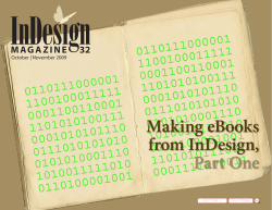 Making eBooks from InDesign, Part 1 - CreativePro.com