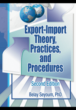 Export-Import Theory, Practices, and Procedures, Second Edition