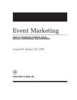 Event Marketing: How to Successfully Promote Events, Festivals