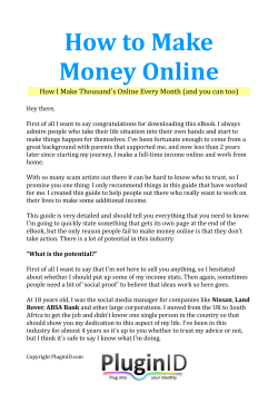 How to Make Money Online - PluginID